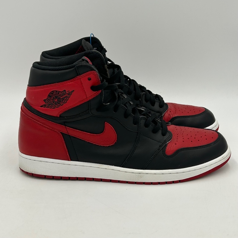 NIKE AIR JORDAN 1 RETRO HIGH BRED "Banned" Basketball - #555088-001 - Size 16